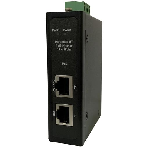 DH100GB-1248 (Industrial BT PoE Injector with DC input 12V~48V)
