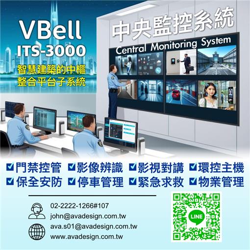 VBell ITS-3000 中央監控系統軟體