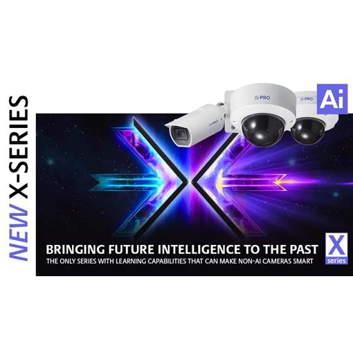 具有 AI 現場學習分析功能的全新 X 系列攝影機