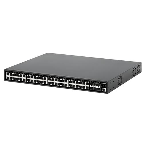 561969  Intellinet 54 埠 L2+ 全網管 PoE+ 交換器 含 48 個 Gigabit 埠及 6 個 SFP+ Uplinks, 450W, 自癒網絡