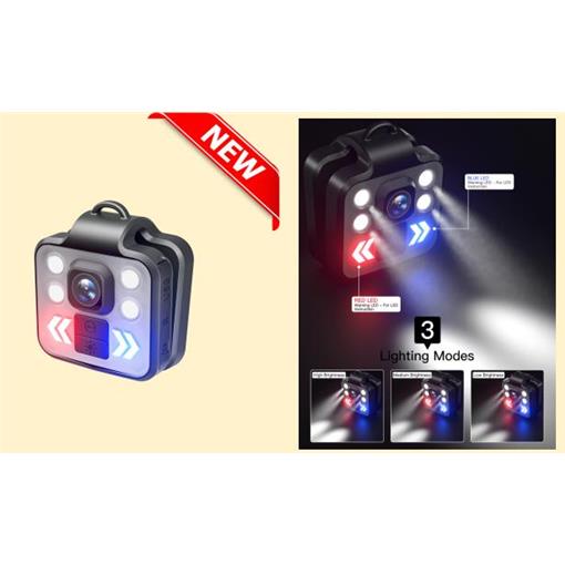 Flashlight body camera