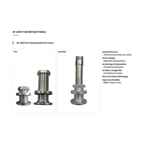 SPRINKELR FLEXIBLE HOSE FOR CLEAN ROOM SP JOINT FOR MBT(SGP PANEL)