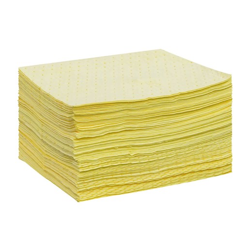 Aggressive Bonded Absorbent Pads, Yellow