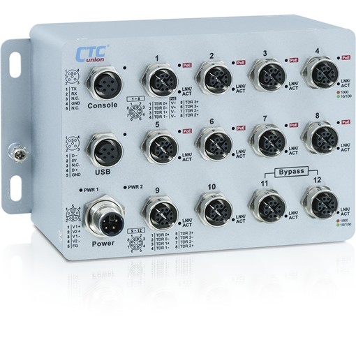 EN50155 Cyber-Hardened L3 PoE Switch