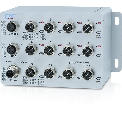 EN50155 Cyber-Hardened Managed PoE Switch