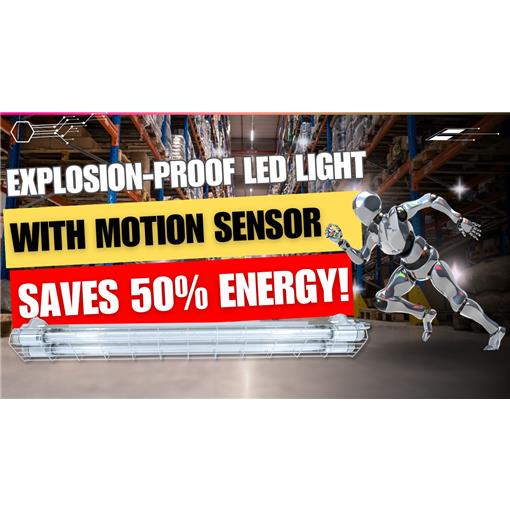 微波感應防爆LED燈管：安全節能雙重保障