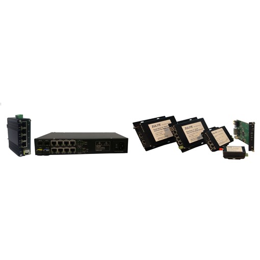 ZL-E999X 1/2/4/8門 1000M乙太傳輸光電轉換器